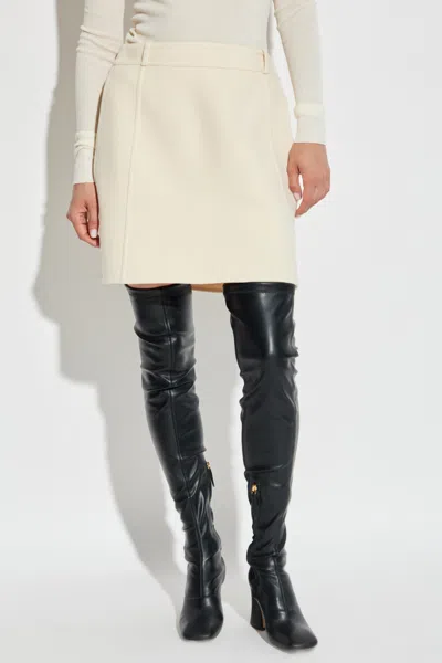 Jil Sander Short Skirt In White