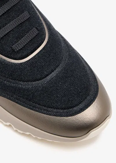 Brunello Cucinelli Knitted Slip-on Sneakers