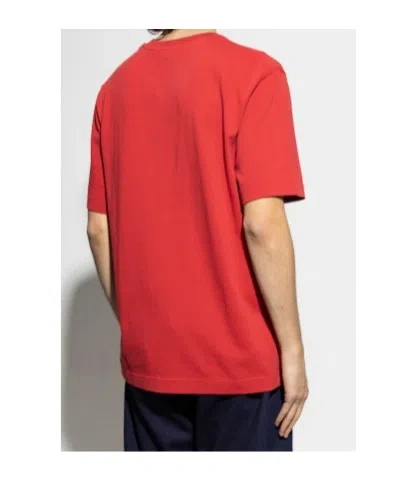 Jacquemus Round Neck Short Sleeve T-shirt In Red