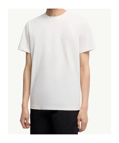 Moncler Short Sleeves T-shirt In White