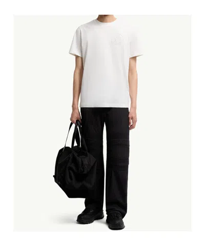 Moncler Short Sleeves T-shirt In White