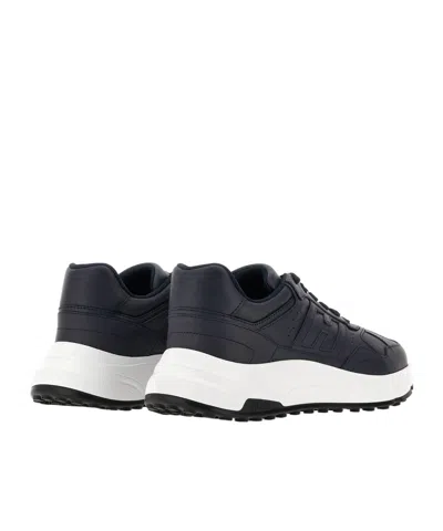 Hogan Lace-up Black Sneakers With Padded Ankle Support