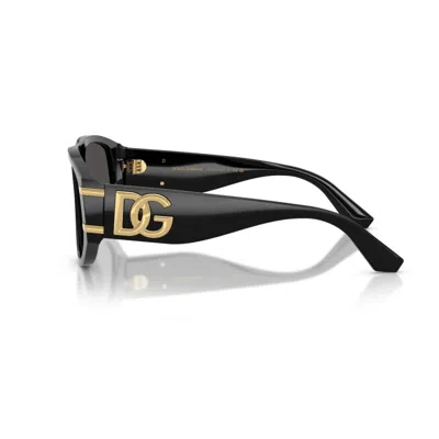 Dolce & Gabbana Dolce  Gabbana Eyewear Pilot Frame Sunglasses In Black