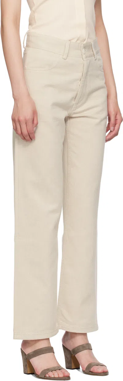 Baserange Beige Tajo Jeans In Neutral
