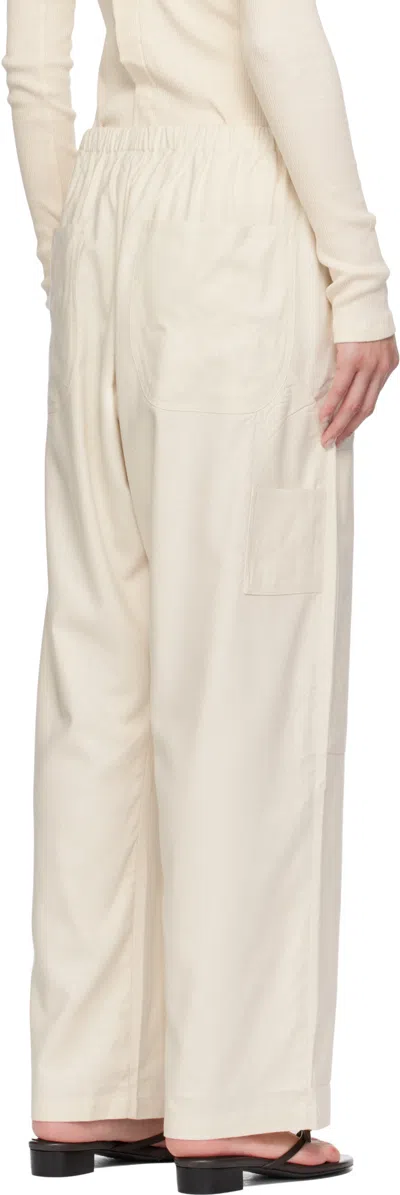 Baserange Off-white Gren Lounge Pants In Neutral