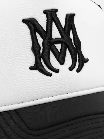 Amiri Ma Two Tone Trucker Hat In Black