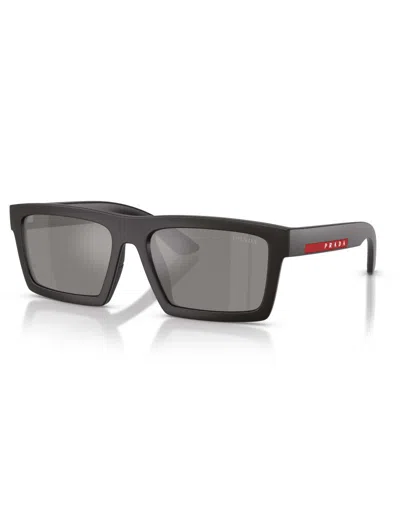 Prada Eyewear Rectangular Frame Sunglasses In Brown