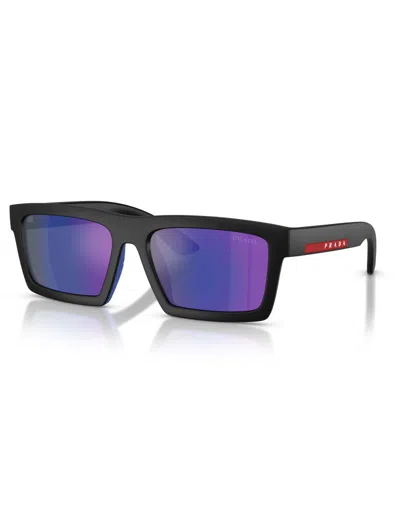 Prada Linea Rossa Man Sunglasses Ps 02zsu In Purple