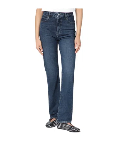 Frame Ruler Jeans Belt Loops In Blue