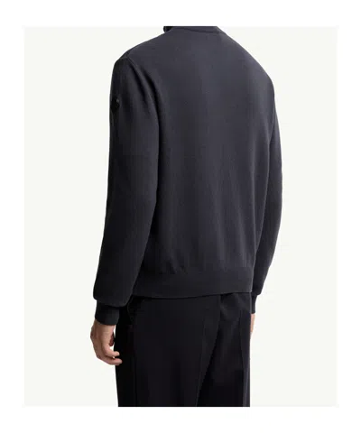 Moncler Modern Padded Cardigan With Knitted Details In Blue
