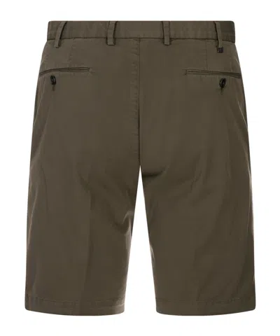 Pt01 Belt Loop Shorts In Brown