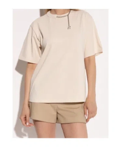 Sportmax Short-sleeved T-shirt In Neutral