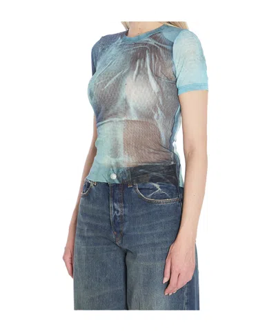Jean Paul Gaultier Water Baby Tee Woman Indigo