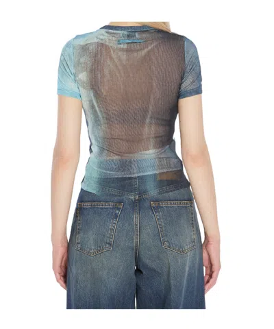 Jean Paul Gaultier Water Baby Tee Woman Indigo