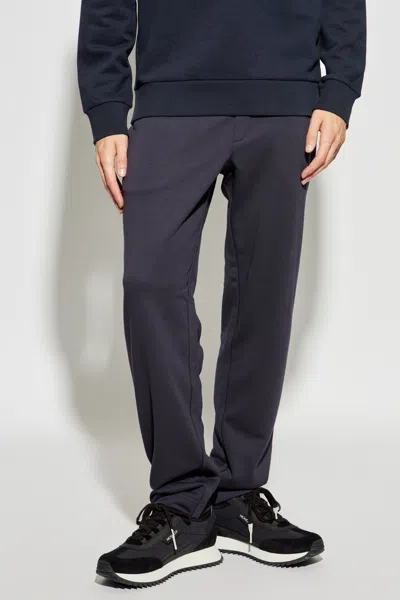 Moncler Elastic Waist Track Pants In Black