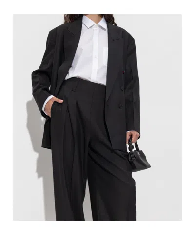 Victoria Beckham White Cotton Shirt With Back Detail In White