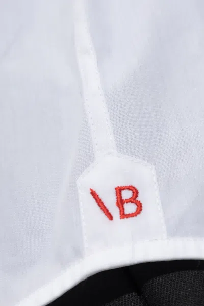 Victoria Beckham White Cotton Shirt With Back Detail In White