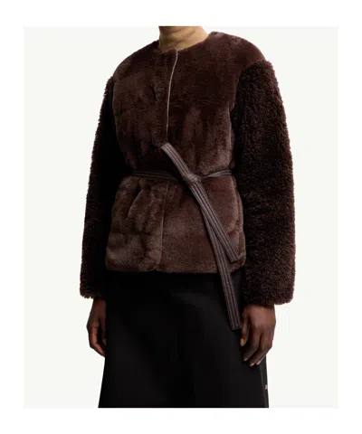 Moncler Jouillat Jacket - Women's - Polyester In Brown