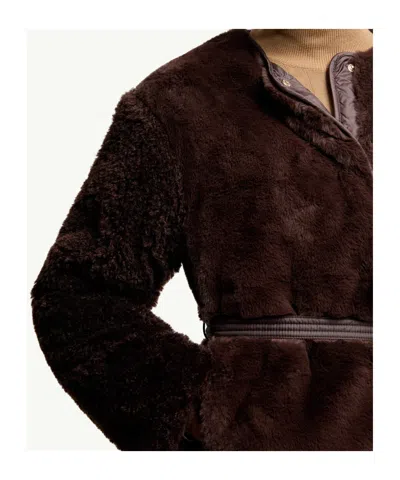 Moncler Jouillat Jacket - Women's - Polyester In Brown