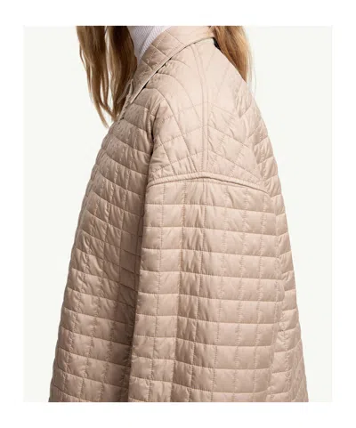 Moncler Reversible Quilted Shirt Jacket In Neutral