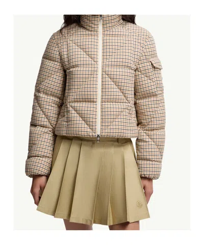 Moncler Long Sleeve Down Jacket In Neutral