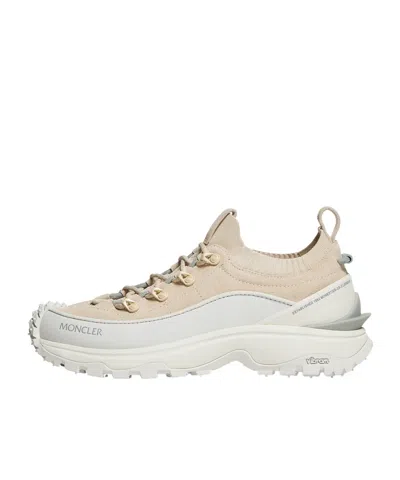 Moncler Trailgrip Lite3 Nubuck And Suede Sneakers