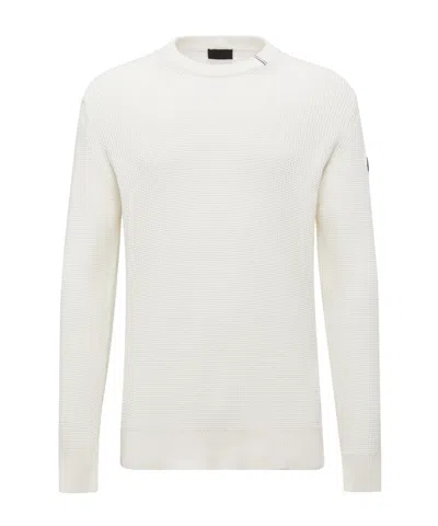 Moncler Waffle-knit Logo-patch Sweater