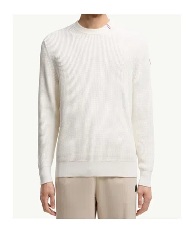 Moncler Waffle-knit Logo-patch Sweater