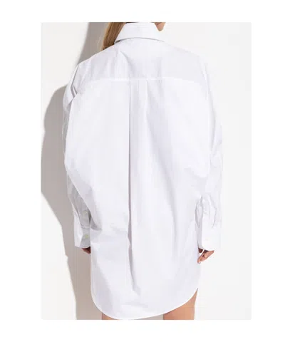 Jacquemus Button-down Shirt Dress In White