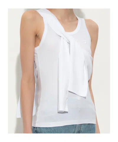 Coperni Top With Tie In White