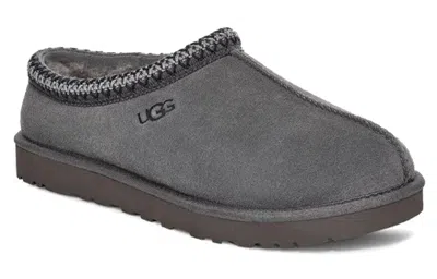 Ugg Tasman Braided-trim Slipper Boots In Gray