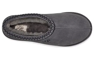 Ugg Tasman Braided-trim Slipper Boots In Gray