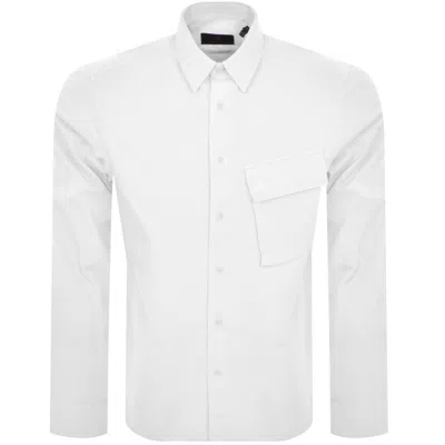 Belstaff Scale Long Sleeved Shirt White In White