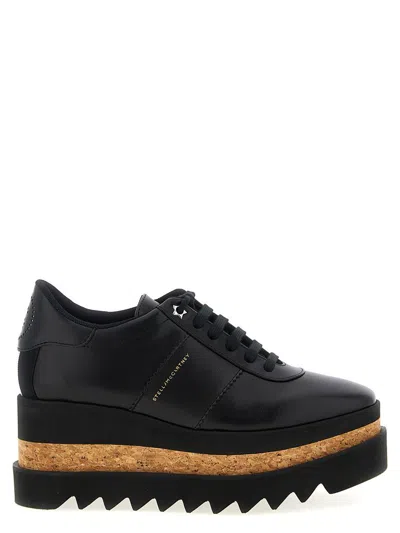 Stella Mccartney Elyse Platform Brogues With Contrast Sole In Black
