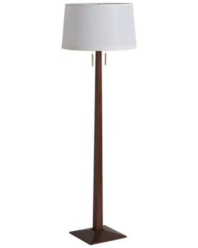 Nova Of California Taper Floor Lamp With Dimmer In Brown