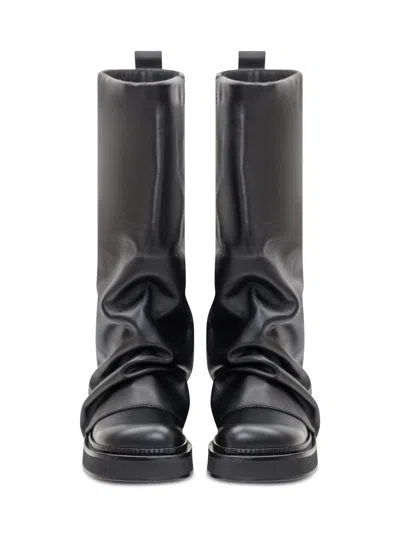 Attico Robin Combat Boot In Black
