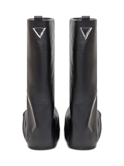 Attico Robin Combat Boot In Black