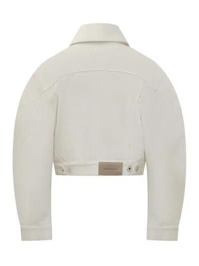 Givenchy Cocoon Denim Jacket In White