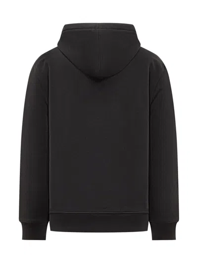 Givenchy Relaxed-fit Black Zip-up Hoodie With Drawstring Hood