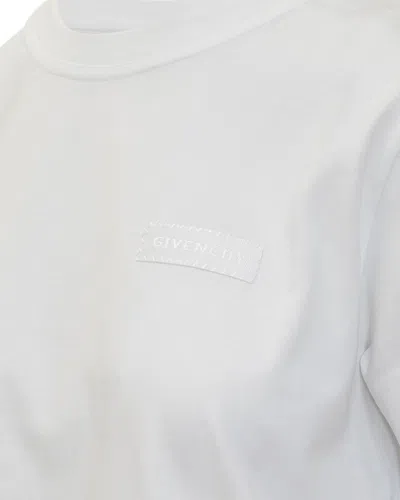 Givenchy Crew Neck Cotton T-shirt In White