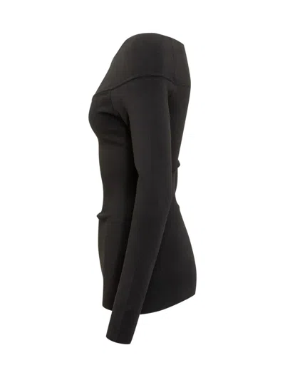Stella Mccartney Compact Knit Top In Black