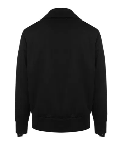 Golden Goose Black Sweater With Logo And Star Detailing