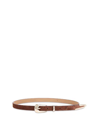 Ettika Modern Saddle Belt In Brown