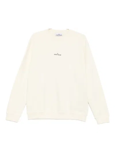 Stone Island Balmain Black Cotton T-shirts And Polos In Neutral