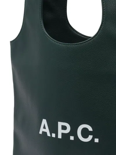 Apc A.p.c. Ninon Small Shopper Bag - Synthetic - Green In Green