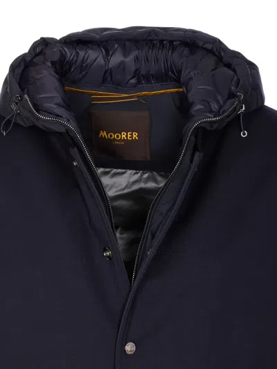Moorer Padded Jacket With Removable Hood And Zip Pockets