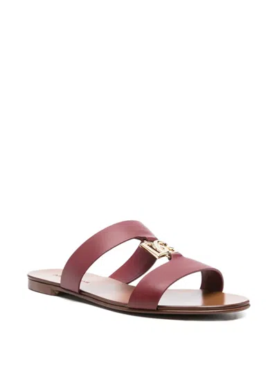 Dolce & Gabbana Leather Shoes In Red