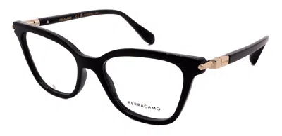 Ferragamo Square-frame Glasses In Black