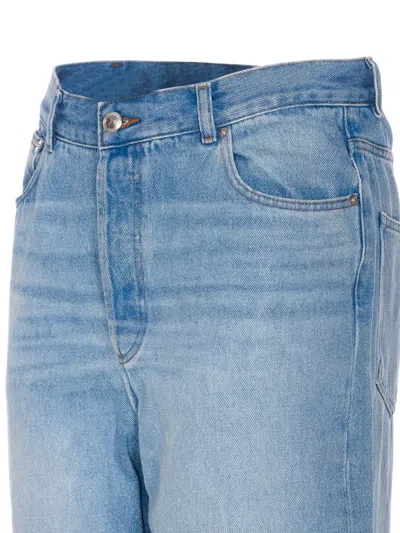 Apc A.p.c. Straight Leg Jeans In Blue