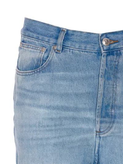 Apc A.p.c. Straight Leg Jeans In Blue